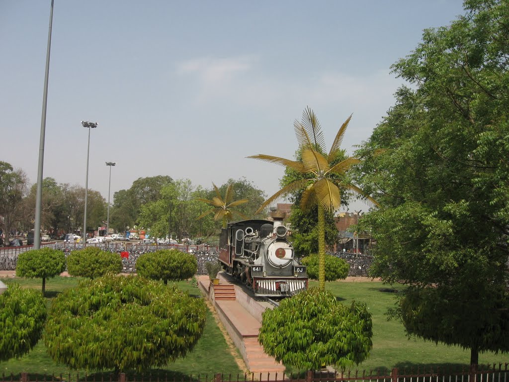 Dummy Train at Railway station by ar.aroon