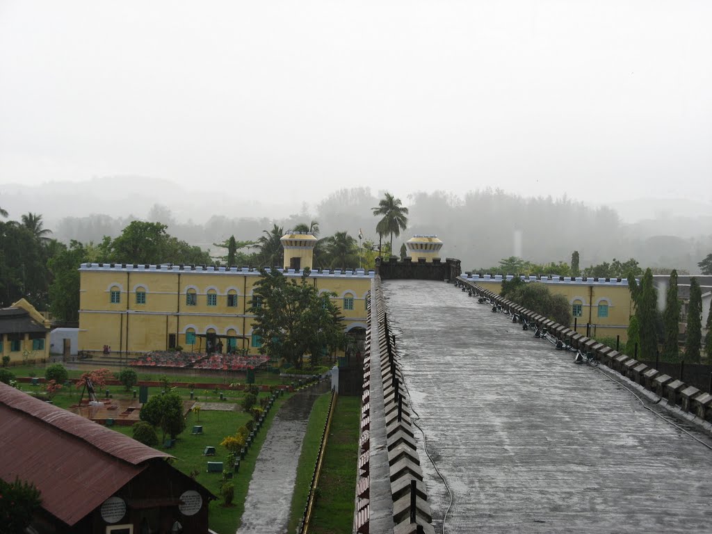 View from top of Cellular jail by ar.aroon