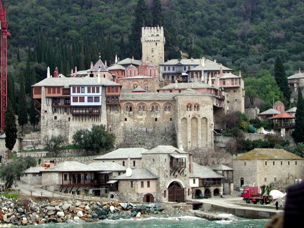 Ιερά Μονή Δοχειαρίου..Holy Monastery of Dochiarios by Periklis.Siopis.