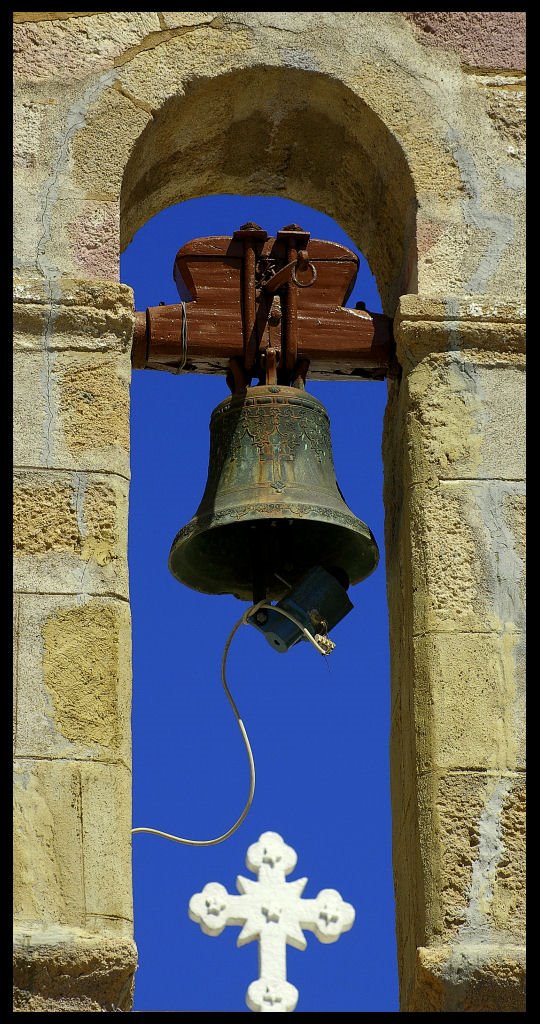 Bell of a Church at Patmos (II) by Serdar Bilecen