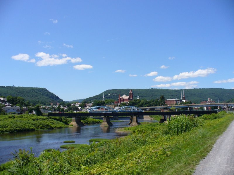 Cumberland, MD after heading out on the C&O canal trail to DC. by mebeggs