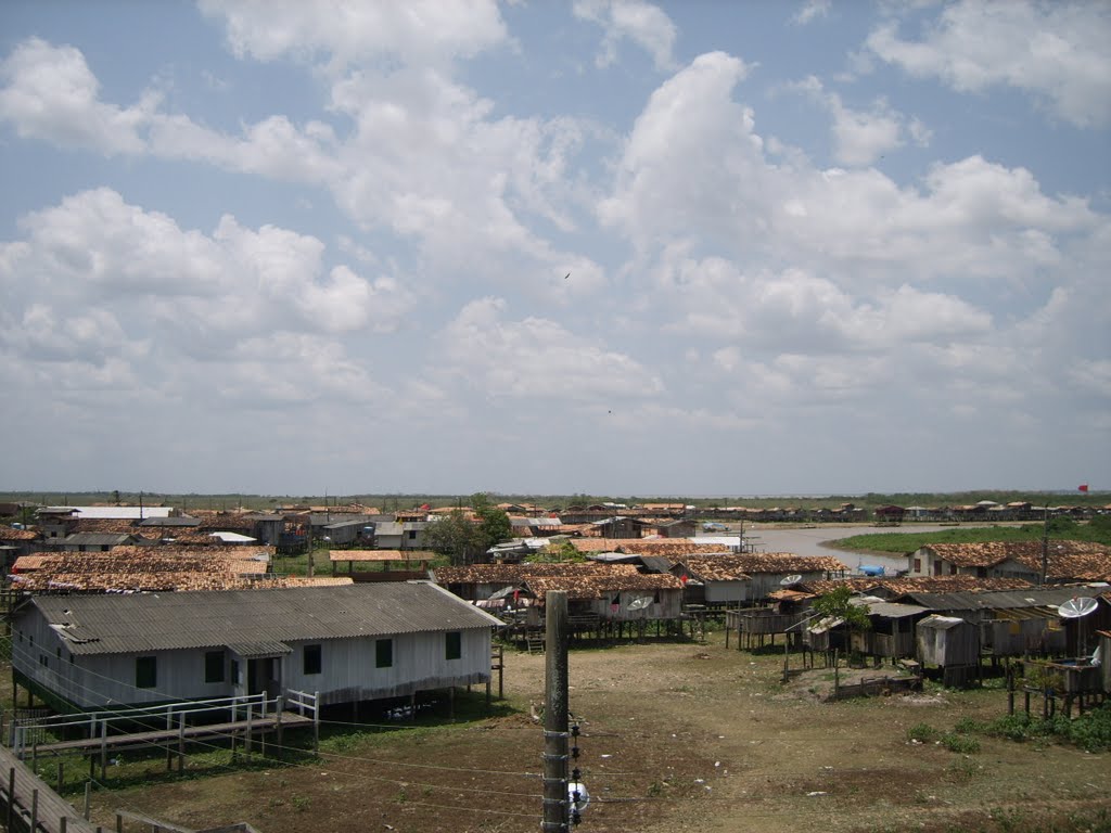 Santa Cruz do Arari - Vila Jenipapo (vista aérea). by Carlos Fernando Macedo