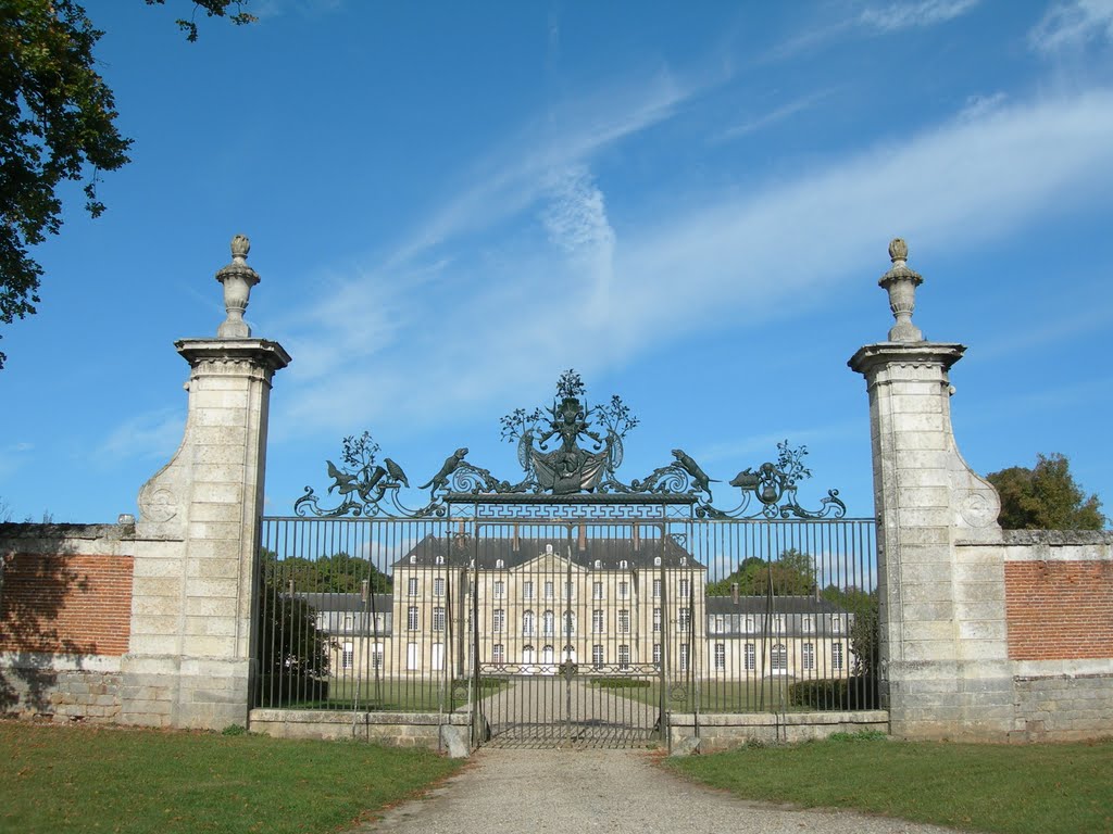 Chateau at Bertangles - Round to the Tradesmans Entrance! by Adrian Farwell