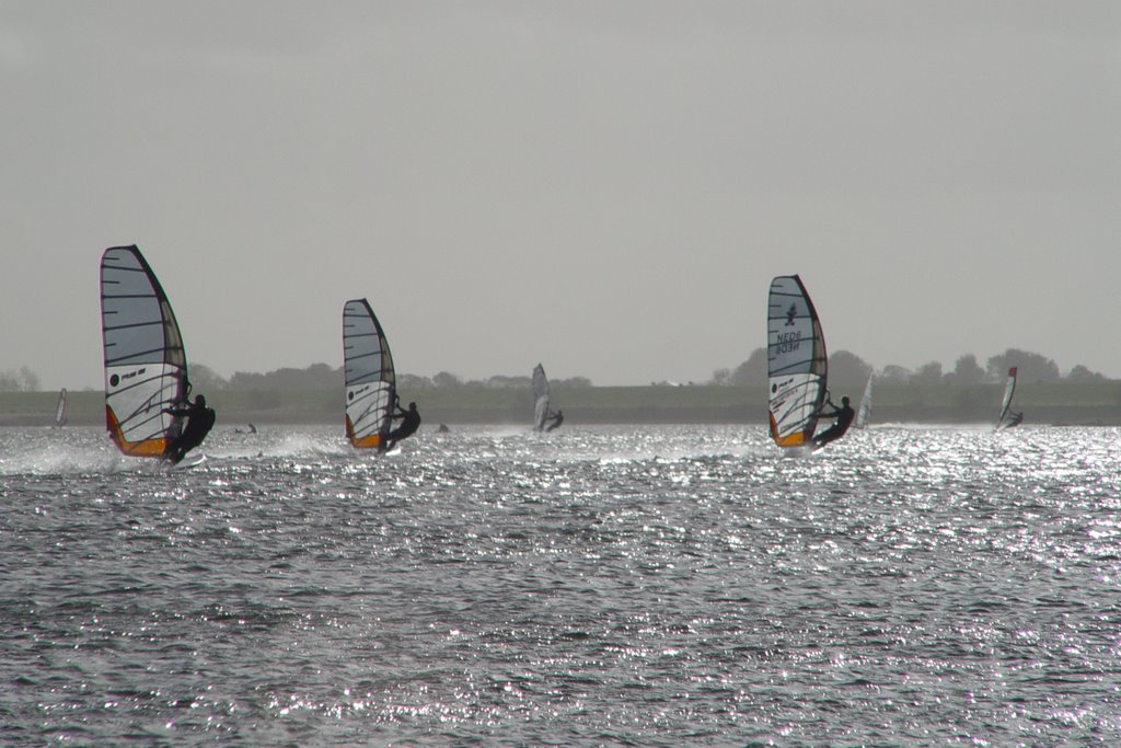 Speedsurfing at Lauwersmeer by Jeroen Helmers