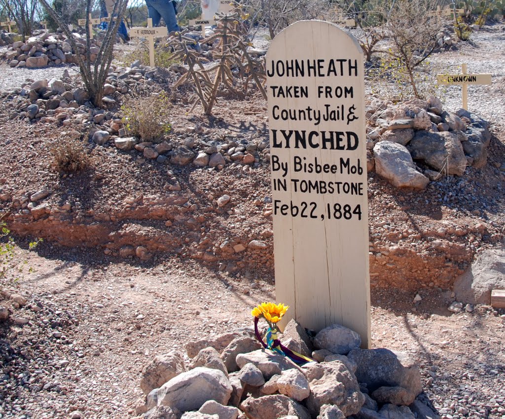 Tombstone cemetery AZ by davidbroad