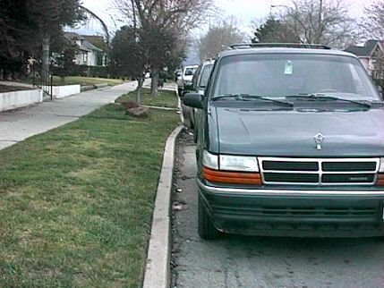 Curb Offset by the Calaveras Fault by Robert DuHamel