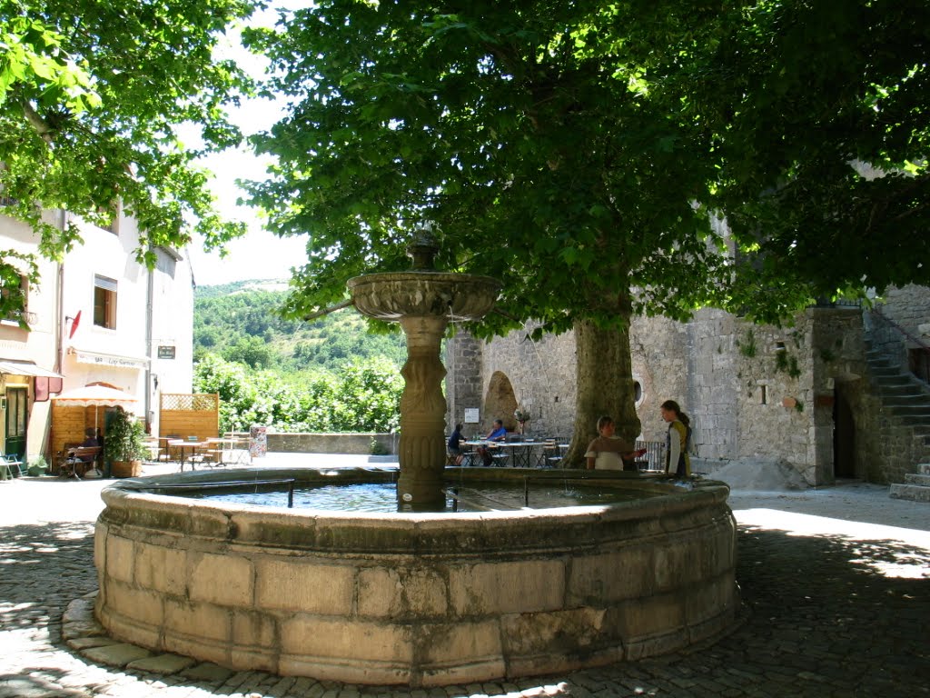 Ste-Eulalie-de-Cernon - Fontaine sur la place by jacquemy