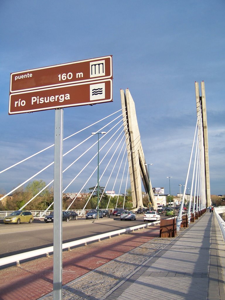 Puente de Hispanoamérica en Valladolid desde Avda Salamanca by EmuleAdicto