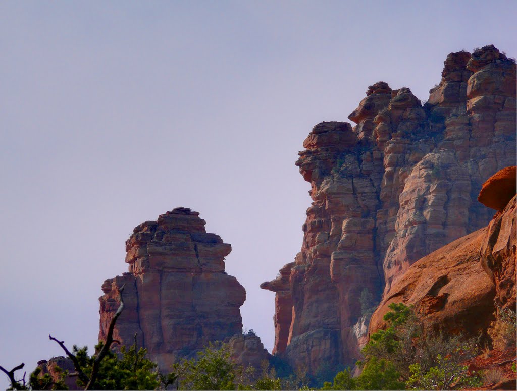 INDIAN HEAD, SEDONA, AZ. by tlposcharsky