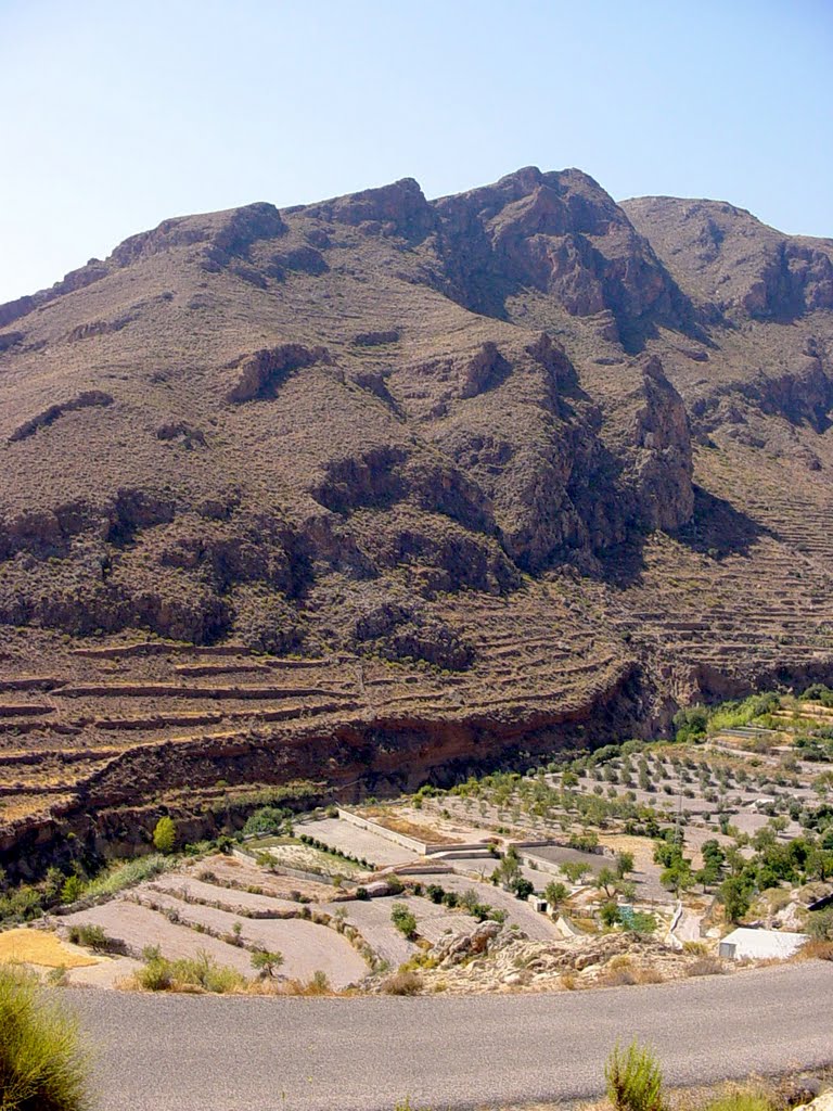 Nijar - view from Camino de Huebro by Robert Bovington