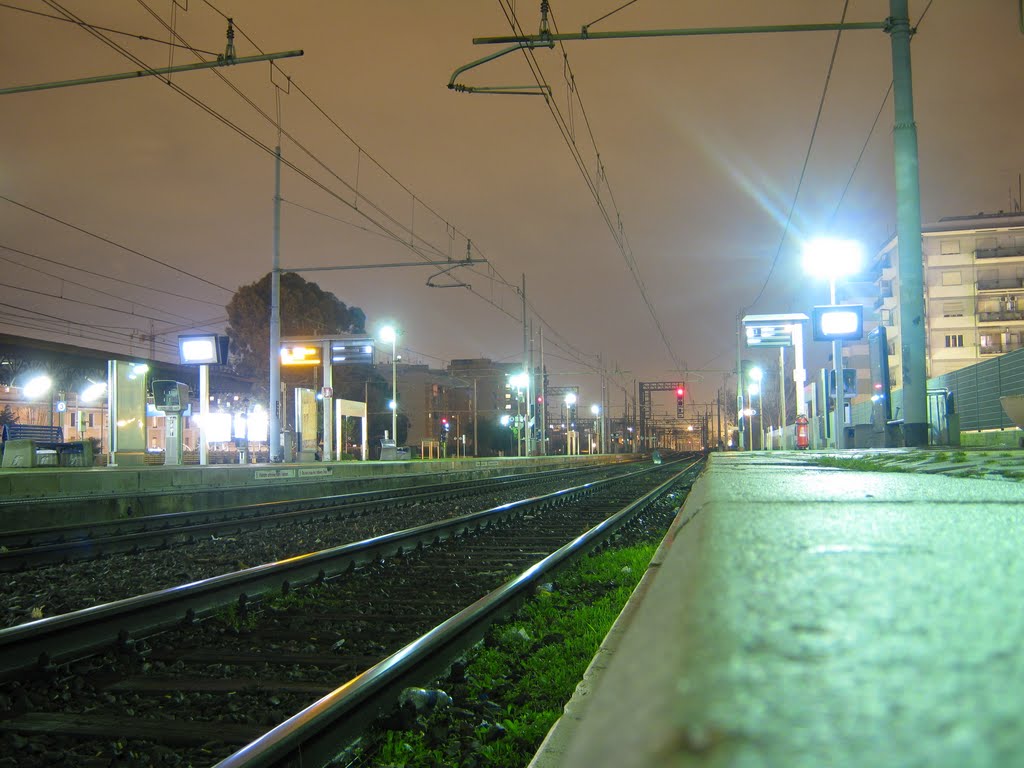 Stazione Trastevere by Night (by Frank2010) by frankpanoramio