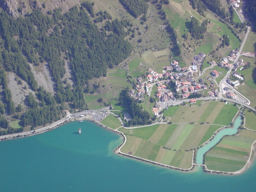 Reschensee - Curon Venosta by Martin L.