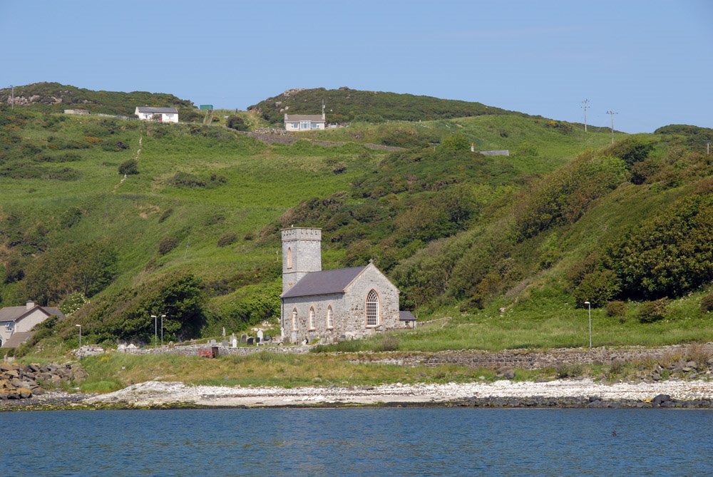 The small church at Rathlin Island by Erling Svensen