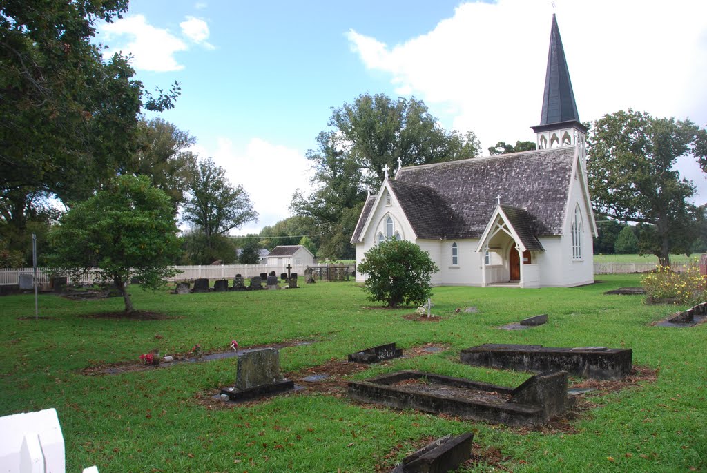 Holy Trinity Church in Pakaraka, NZ by steve_tignor