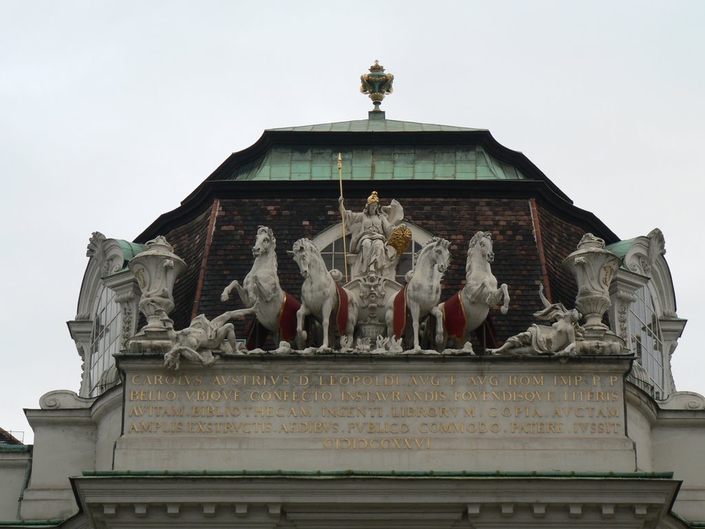 Fragment of Hofburg by Dmitriy Tkachenko