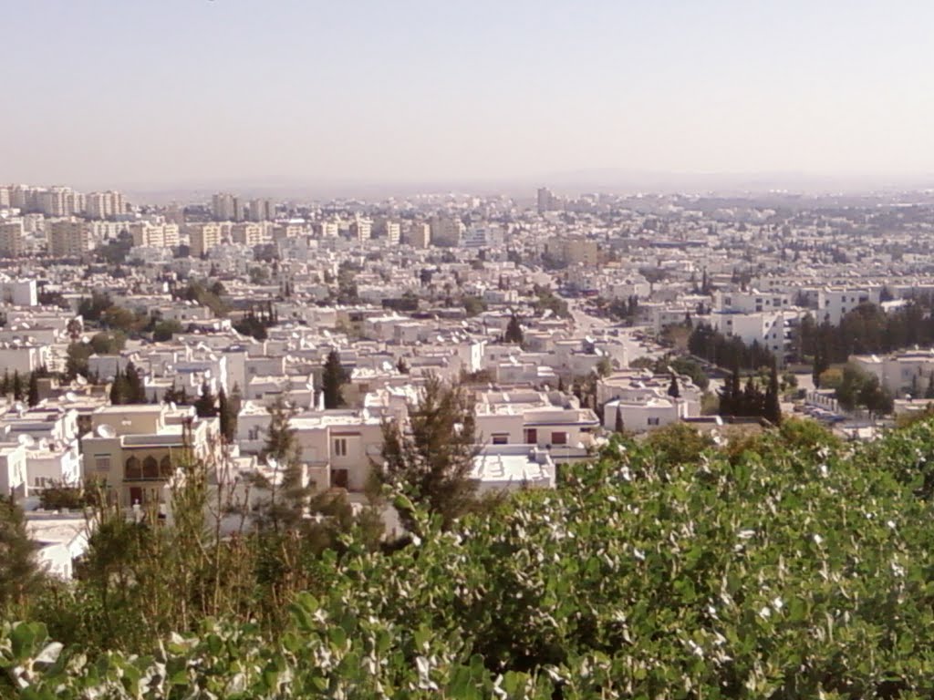 Vue depuis le parcours de santé Manar I sur Menzah VI by charfus