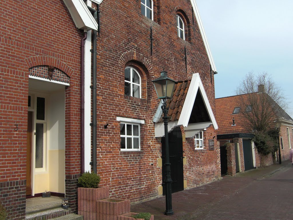 Bad nieuweschans...alte kirche...holland by f.h ehrenberger germany