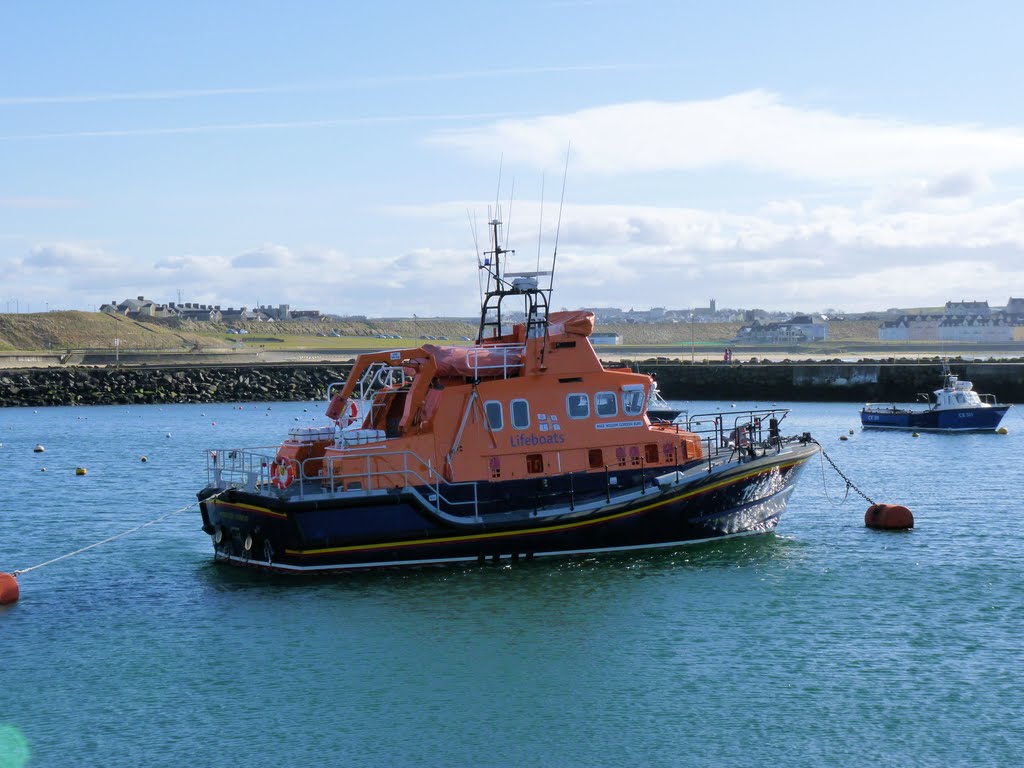 RNLB Lifeboats.Portrush harbour,Ireland.March 2010. by james.f.