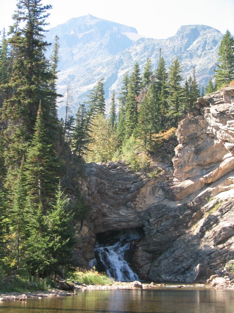 Glacier Park, Running Eagle falls (formerly: Trick Falls) by Keith_G_MN