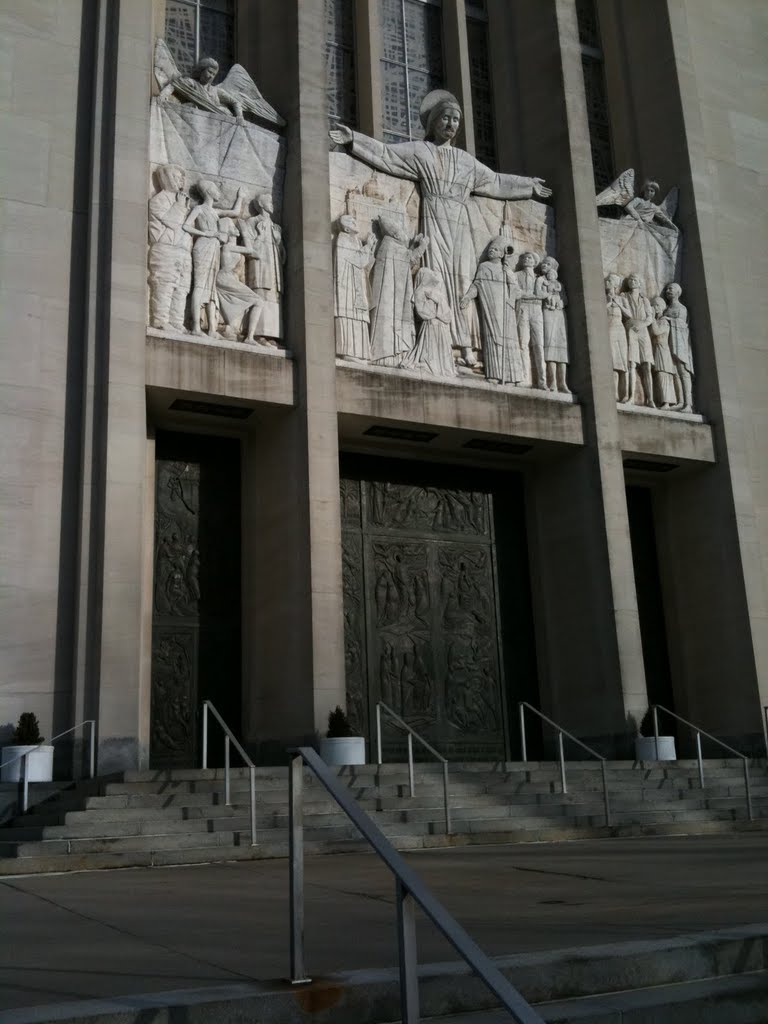 Entrance to St. John's Cathedral, Hartford, CT by Tipa