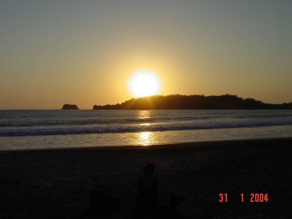 Sunset Playa Carrillo by Albin Chinchilla