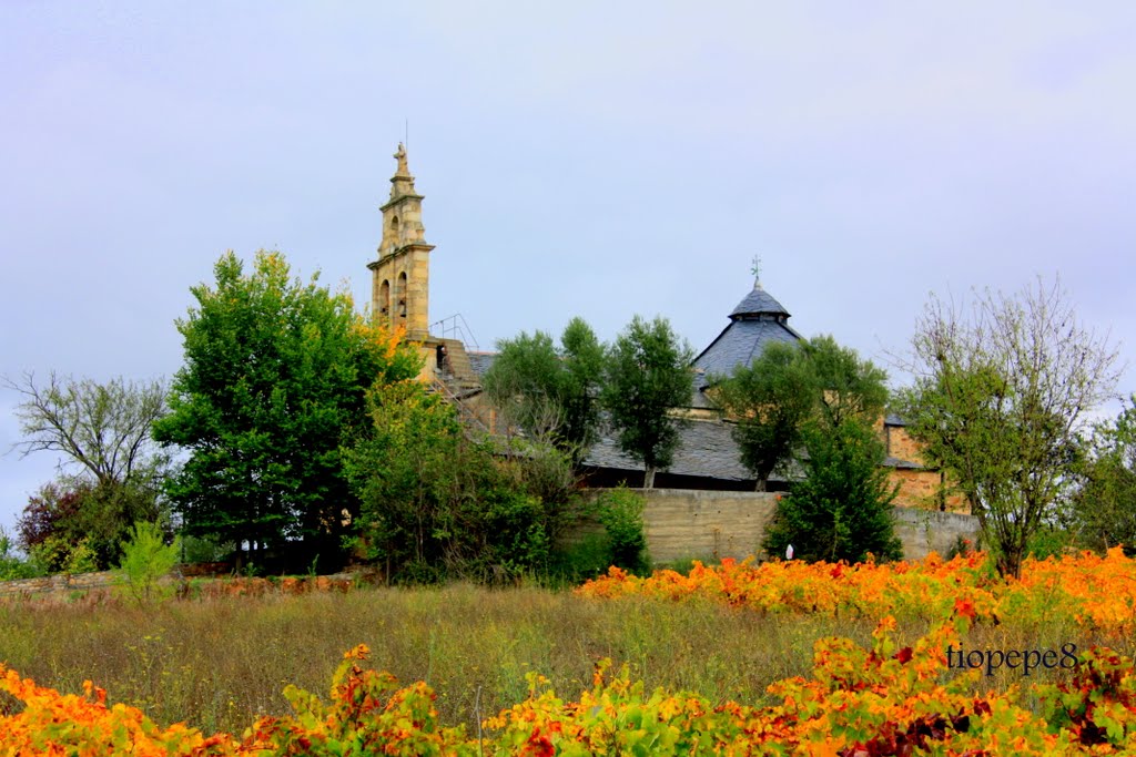 Iglesia de Columbrianos en otoño by tiopepe8