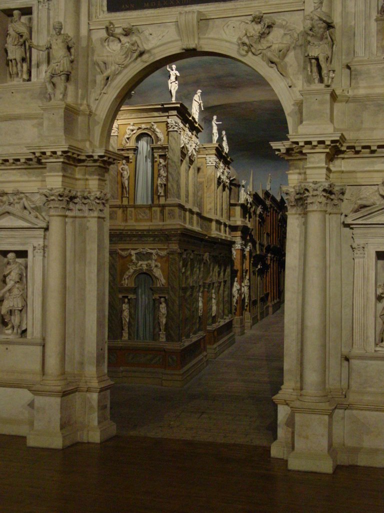 Teatro Olimpico,Interior by woodford