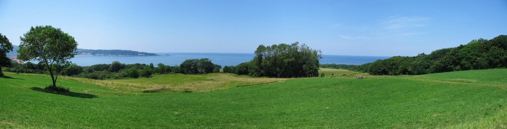 Natural Park behind Castle d'Abbadia near Hendaye, France by Bart Römgens