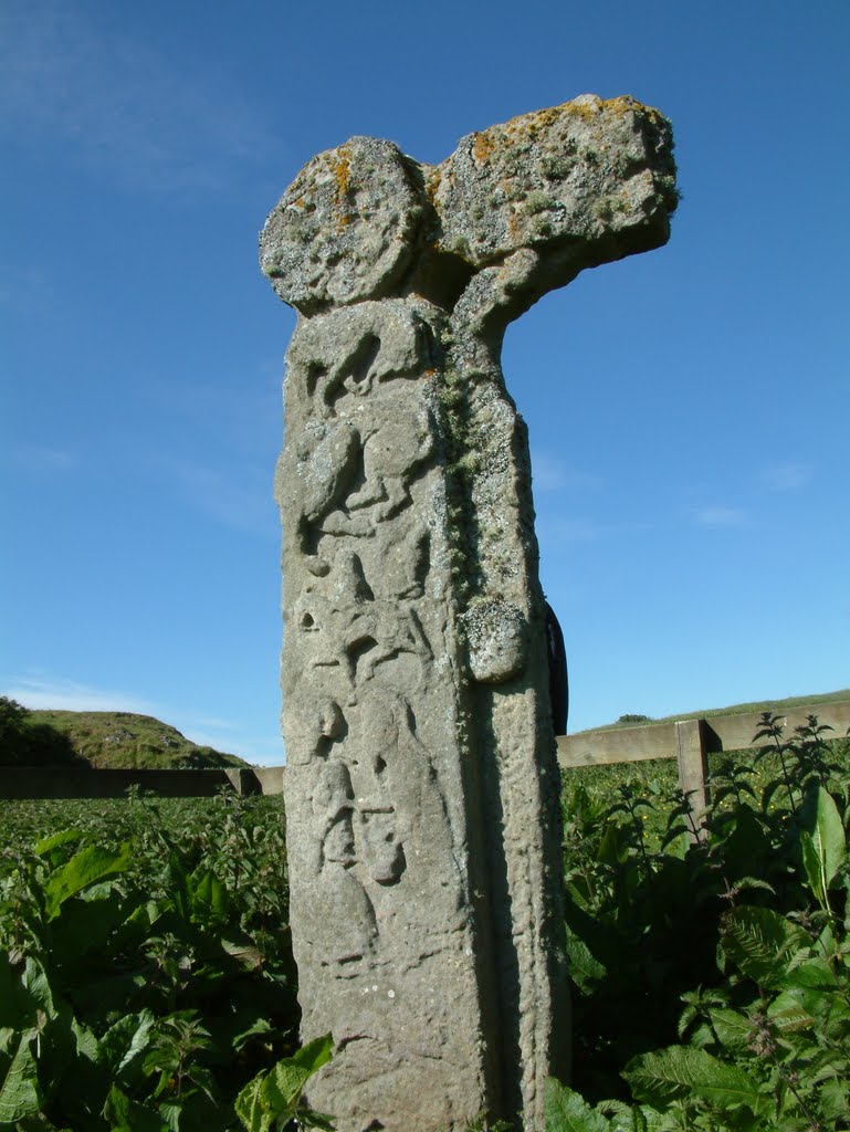 Viking cross on Canna by David L Stewart