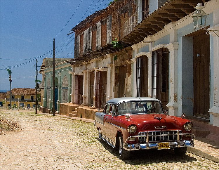 Old car in the Trinidad by beatmasta