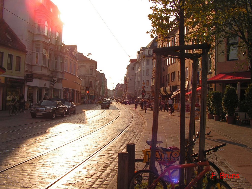 The street "Vor dem Steintor" in Bremen (Germany) by xDOppa