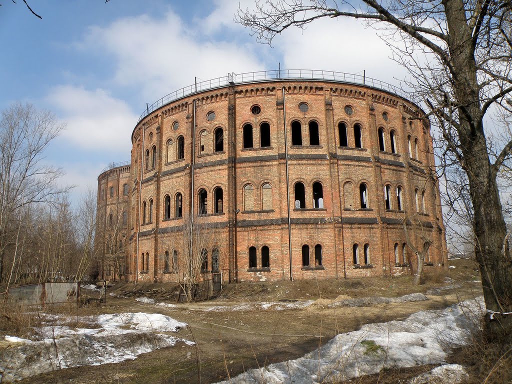 Zbiorniki na gaz na Prądzyńskiego / Gasometers by Hiup (Hubert)