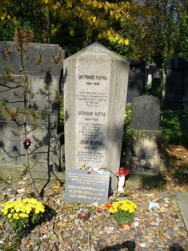 The familiy grave of Dr. Franz Kafka by Andreas F.