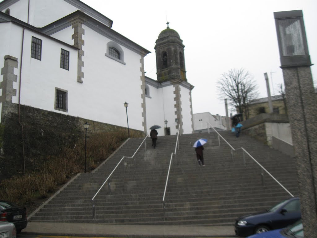 Escalinata de Santa María. Villalba by Joaquín Vilas