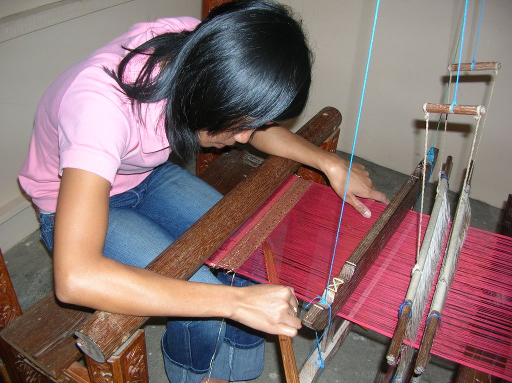 Songket weaving, Pandai Sikek, West Sumatra by FabioFrati