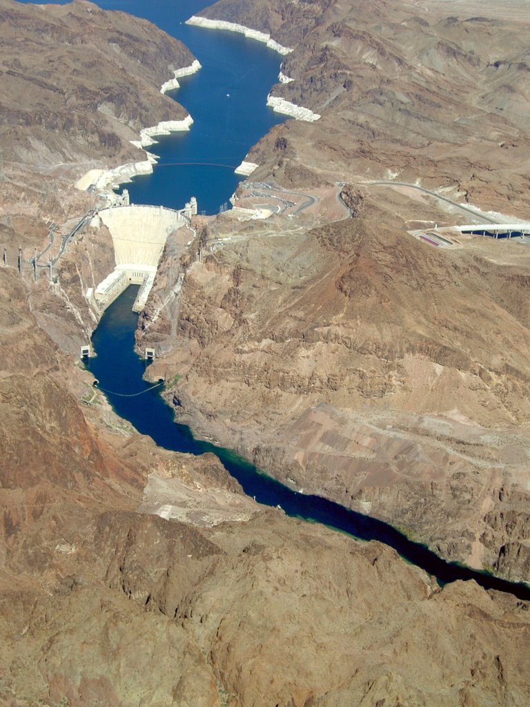 Hoover Dam Total From the Air by changxin1980