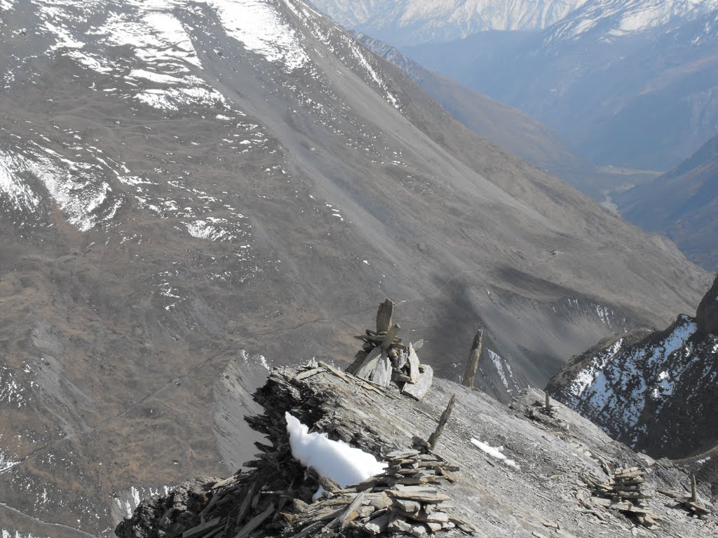 Annapurna circuit - high camp view point by yanivp31