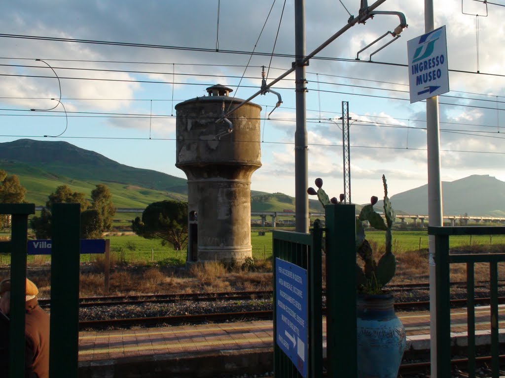 Villarosa - stazione ferroviaria cisterna d'acqua* by Bellisario Fasano