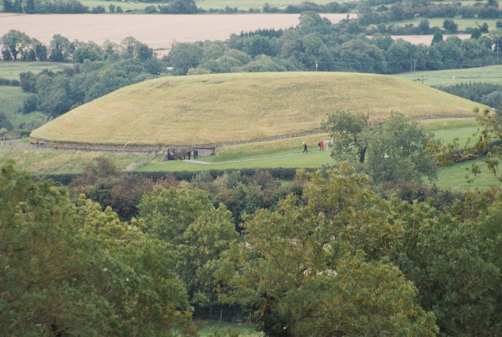 Newgrange, View from Knowth, Ireland by Tomasz Bukowski