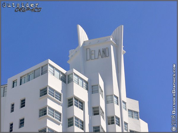 Delano Hotel by Outsider Graphics