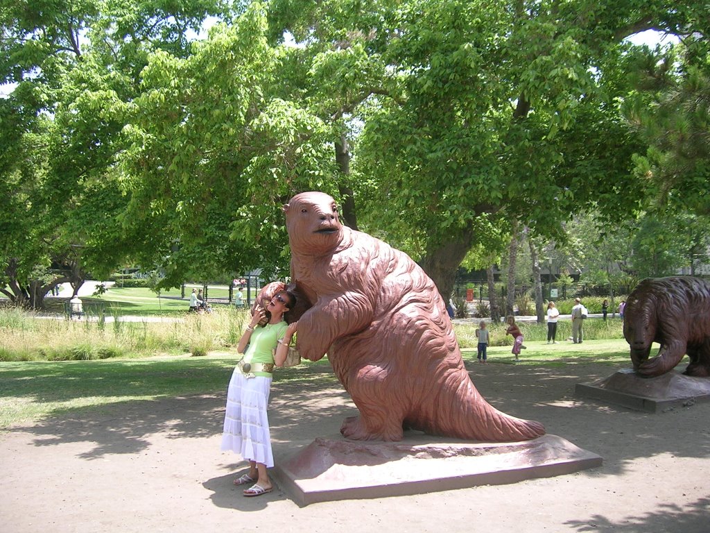 Aaarrgghhh!!! Help, it got me! Horsing around the La Brea Tar Pits in L.A. by Excited Traveller!