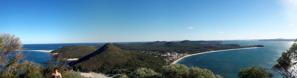 Panoramic view of Nelson Bay by thestephensfamily