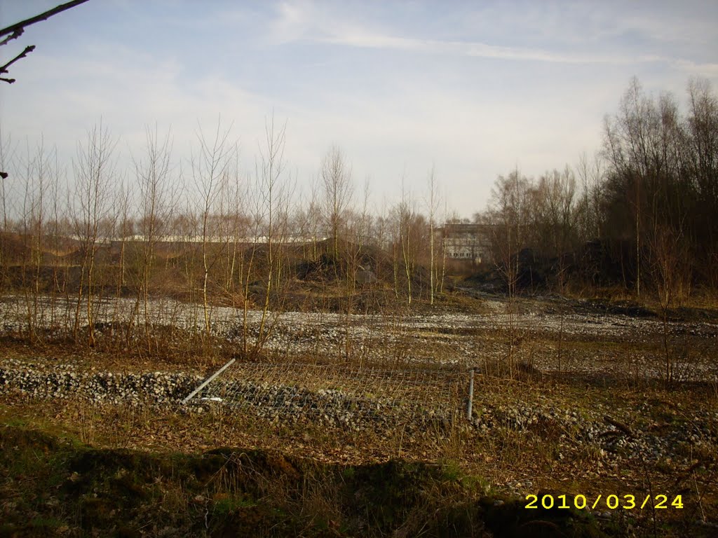 H©) März 2010 / Dorsten: Abbrucharbeiten an der Zeche Fürst Leopold - Brachfläche mit Schutt auf dem Zechengelände by Hannes Th.