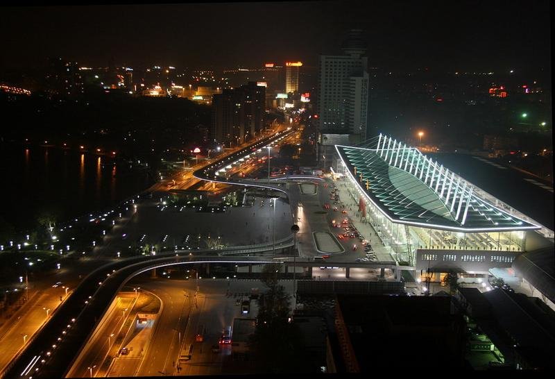 夜晚鸟瞰 南京站 NJ STATION AT NIGHT by kimipippo