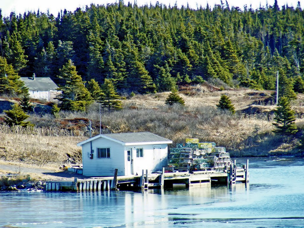 A Sheltered Cove At Little Lorraine-Cape Breton Island-Nova Scotia by Tom MacDonald