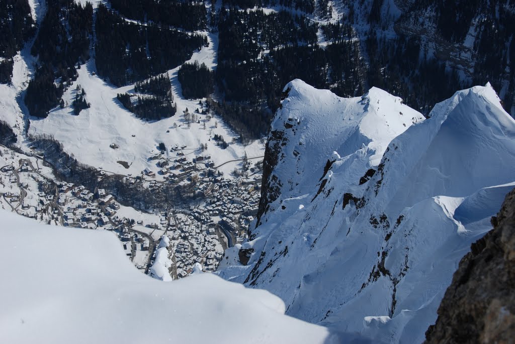 Dauberhorn - Vue sur Leukerbad - 2010 by Jean-Luc Pierrat