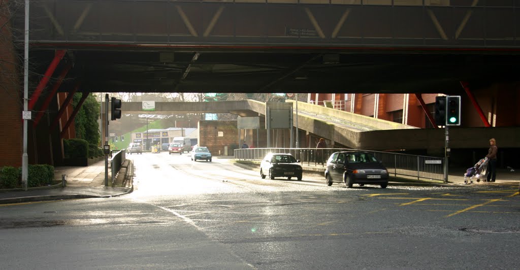 Asda tunnel, Corporation Street, Stockport by © Phil Rowbotham