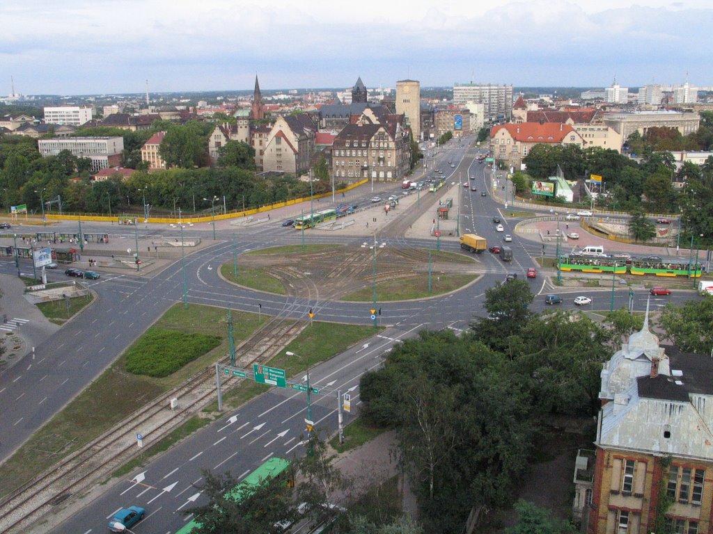 The Kaponiera traffic circle by Michał Mikołaj Nowak