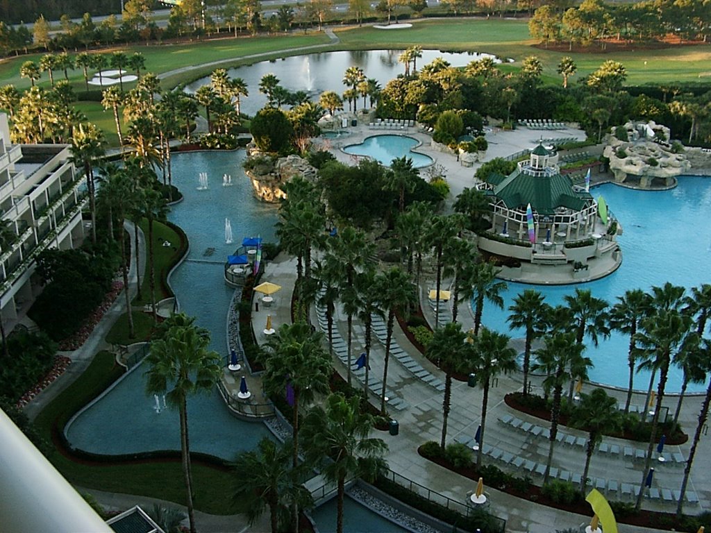 Orlando World Center pool area by Phil Comeau