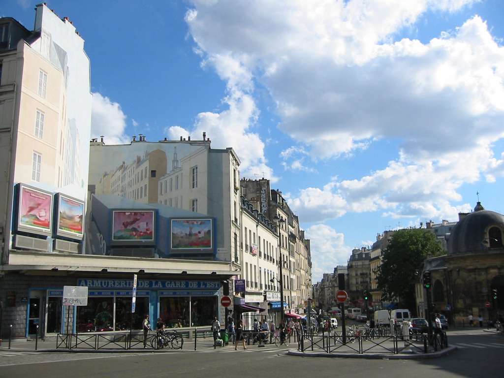 Dessin Trompe l'oeil à Paris by Eric DESRENTES